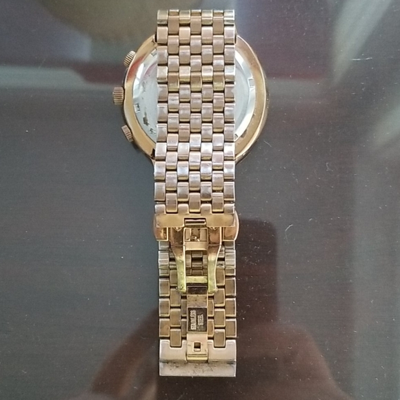 Vestal Surveyor Chronograph Quartz Unisex Golden Wrist Watch Japan Mvmt - Picture 7 of 16